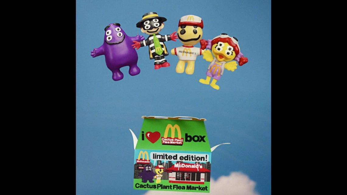 McDonald’s will launch an adult Happy Meal-style box for a limited time starting Oct. 3 in collaboration with Cactus Plant Flea Market. Here’s what to know.