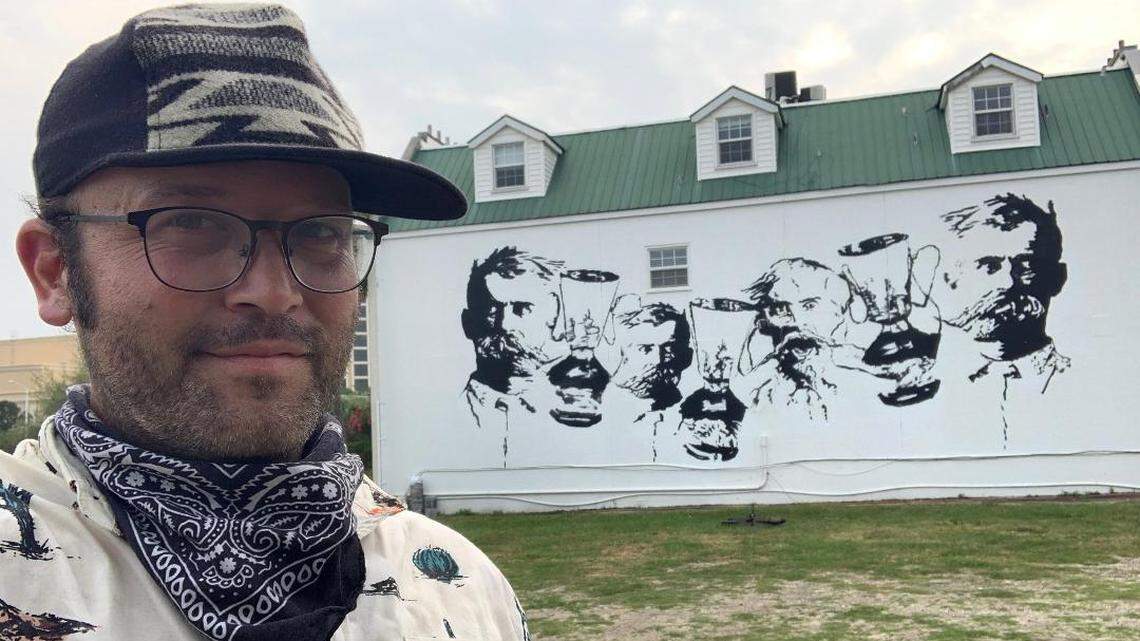 The story behind the new mural going up on the side of Mary Mahoney’s in Biloxi