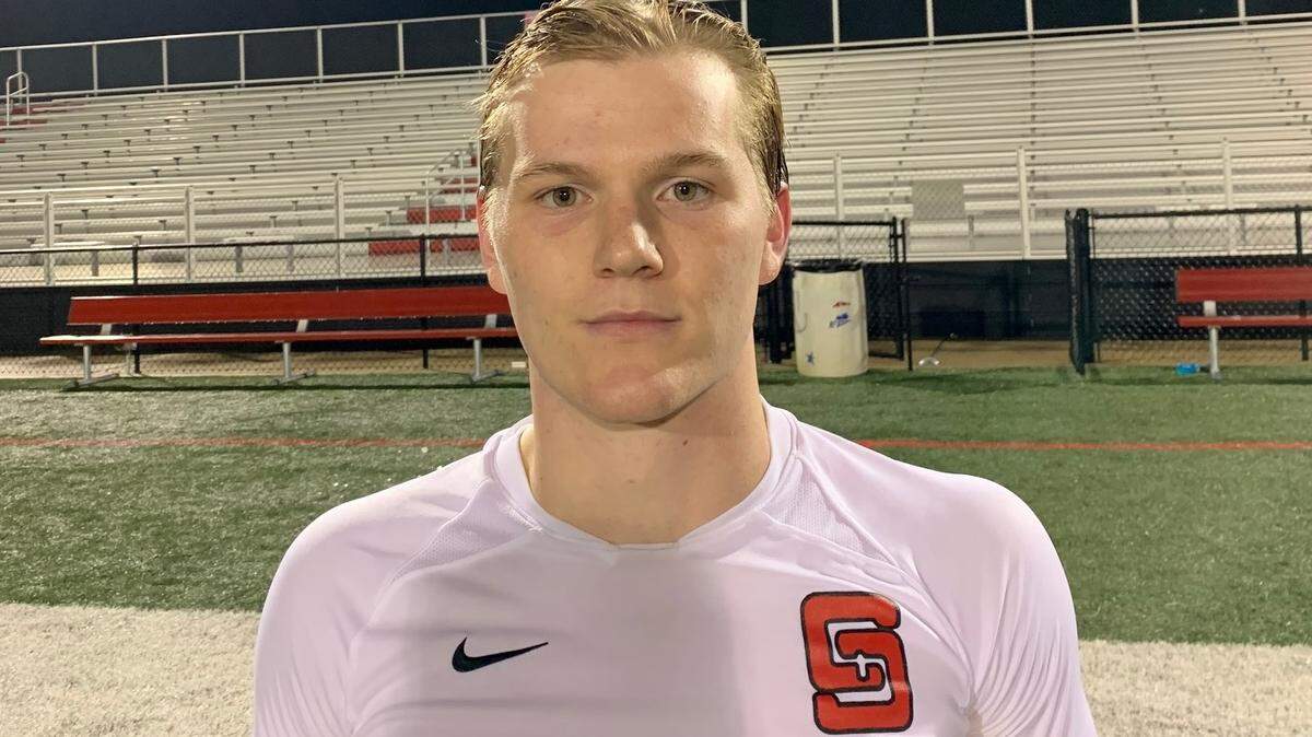 St. Stanislaus senior Jackson Thriffiley scored a pair of goals to beat Florence 3-1 in the 4A South State title game.