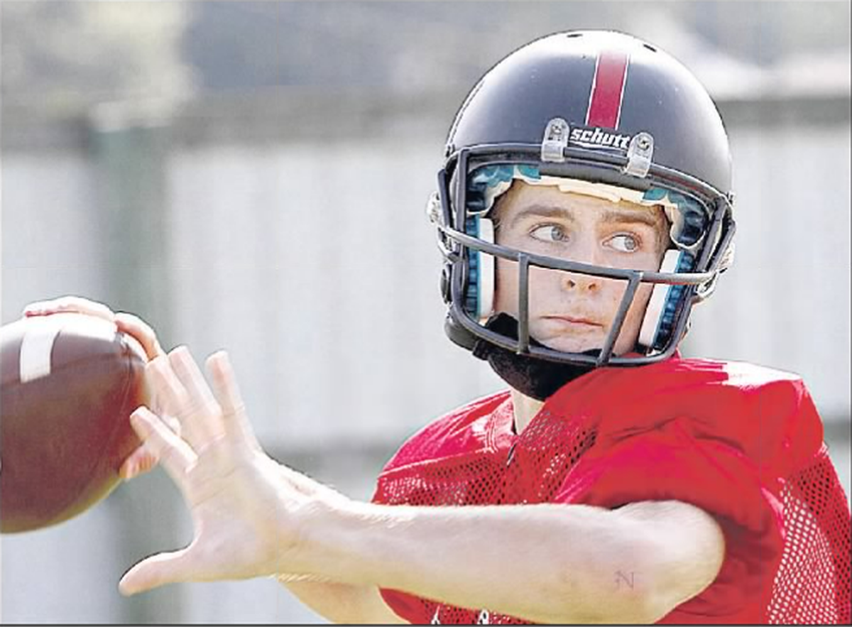 St. Stanislaus quarterback Tyler Allen was the Rock-a-Chaws starting quarterback during the thrilling 82-80 loss to Poplarville.