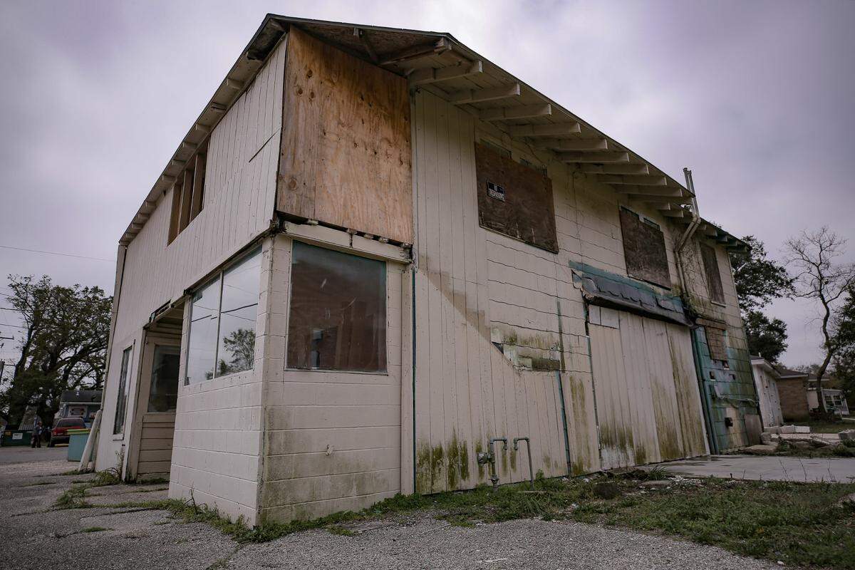 This two-story building stands empty on 1801 Kelly Ave. Ronnie Matthew Harris, a community developer, hopes to revive the run-down building to something that will benefit the community.