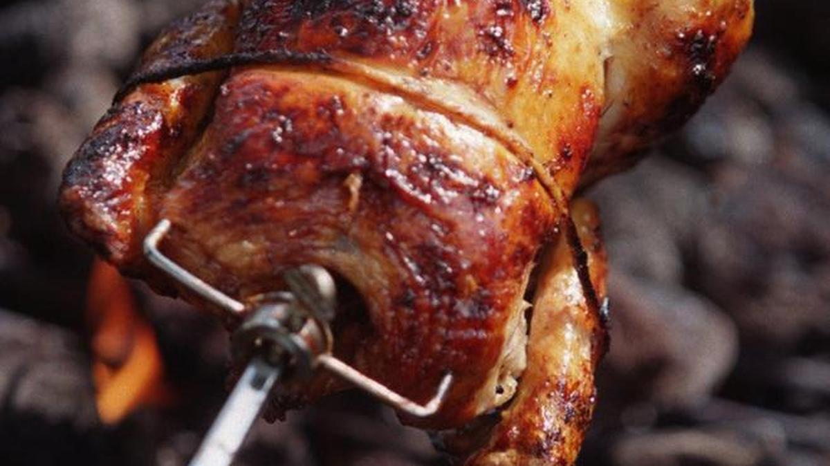 Rotisserie Lemon and Lime Chicken.