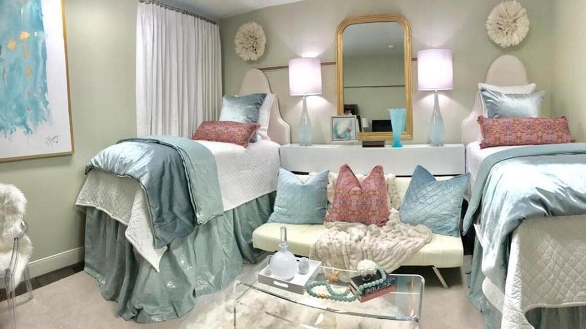 This dorm room at Mississippi State University has social media salivating. It was designed by After Five Designs.