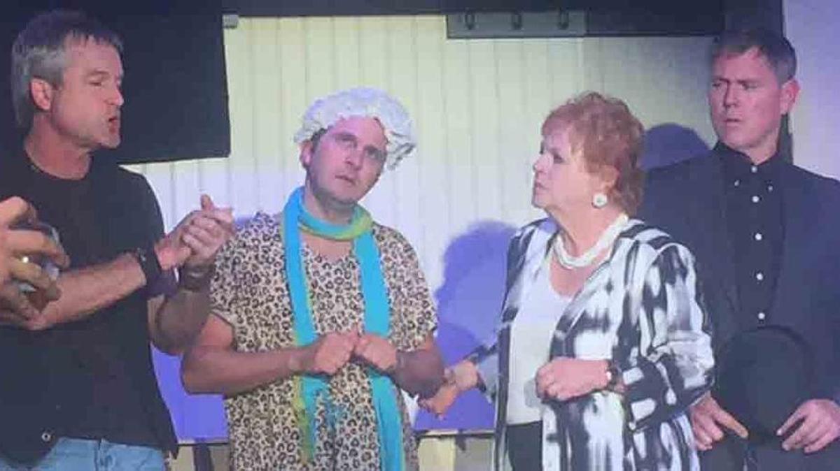 Cast of the Bay St. Louis Little Theatre production ‘Love, Sex, and the IRS’ are Douglas Hadley, Norman Boyd, Linda Aiavolasit and Jeff Campbell.
