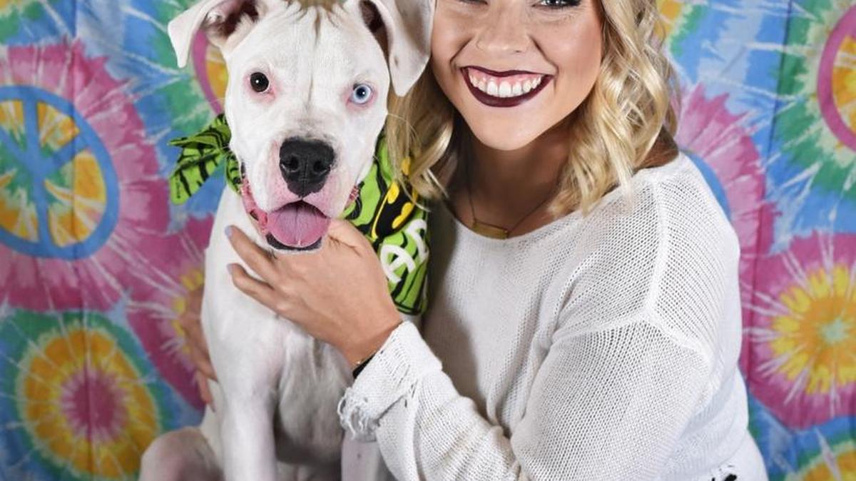 Reigning Gulf Coast Carnival Association Queen Xiolib Molly Atherton is one of several pet presenters at Friday night’s Rock ‘n’ Roll Over fundraising event benefiting the Humane Society of South Mississippi. Atherton will present Jagger, a 6-month-old solid white boxer puppy.