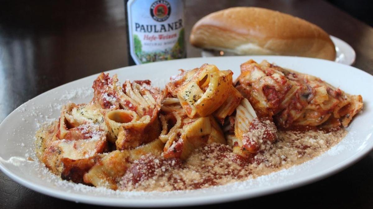 Pasta al forno is a classic Italian dish for which Cannella in Bay St Louis is famous.