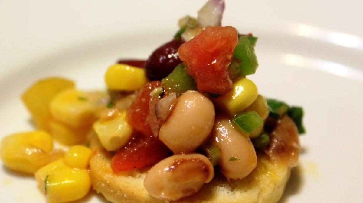 Salsa is a simple and delicious snack that can be easily made at home.
