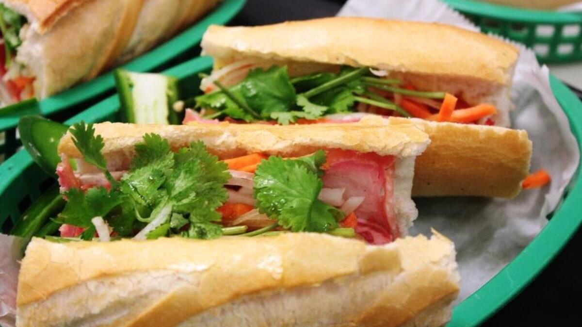 Bahn mi are delicious Vietnamese style French sandwiches
