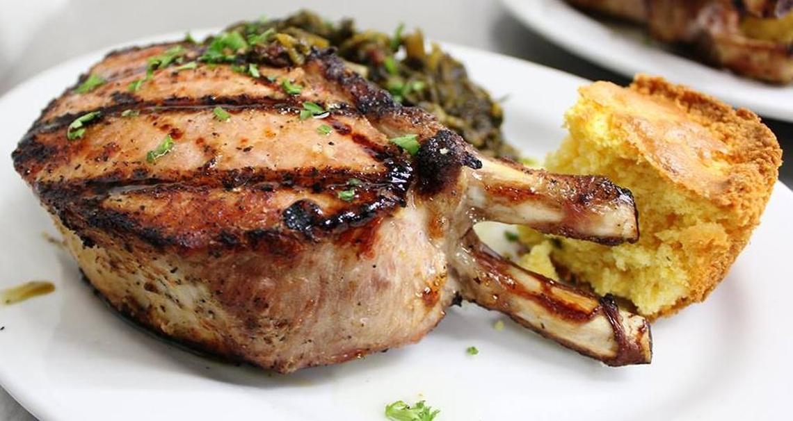 The Bacchus Monday pork chop special is almost legendary on the Coast.