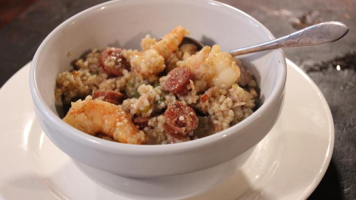 Rice and sausage are a great pairing that is delicious and hearty.