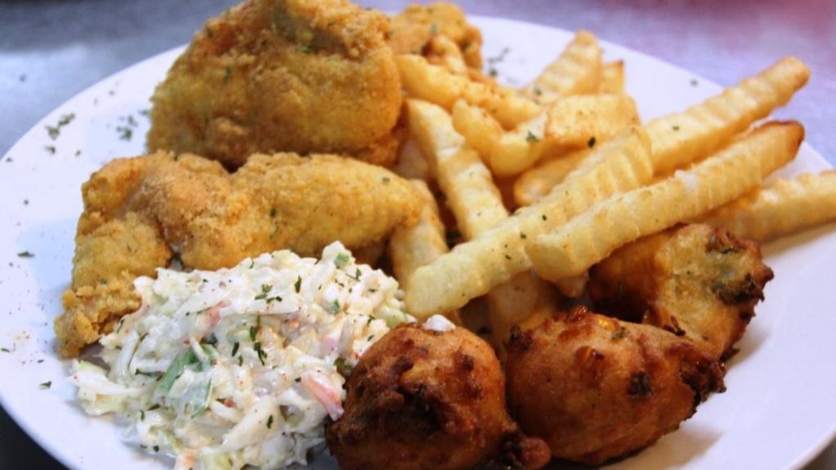 Deep fried catfish with slaw is the most popular presentation of this Southern delicacy.