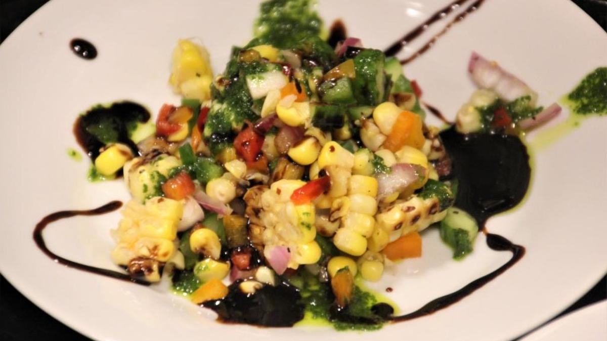 A fresh grilled corn salad might be the hit of your party.