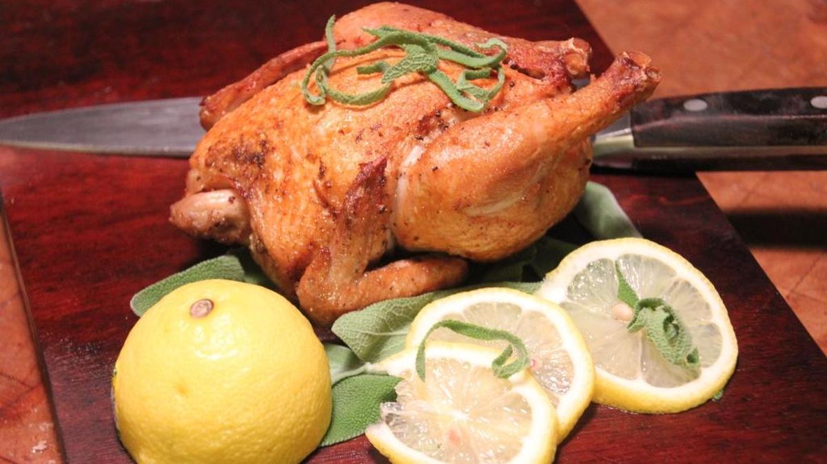 Cornish game hens are elegant and inexpensive.