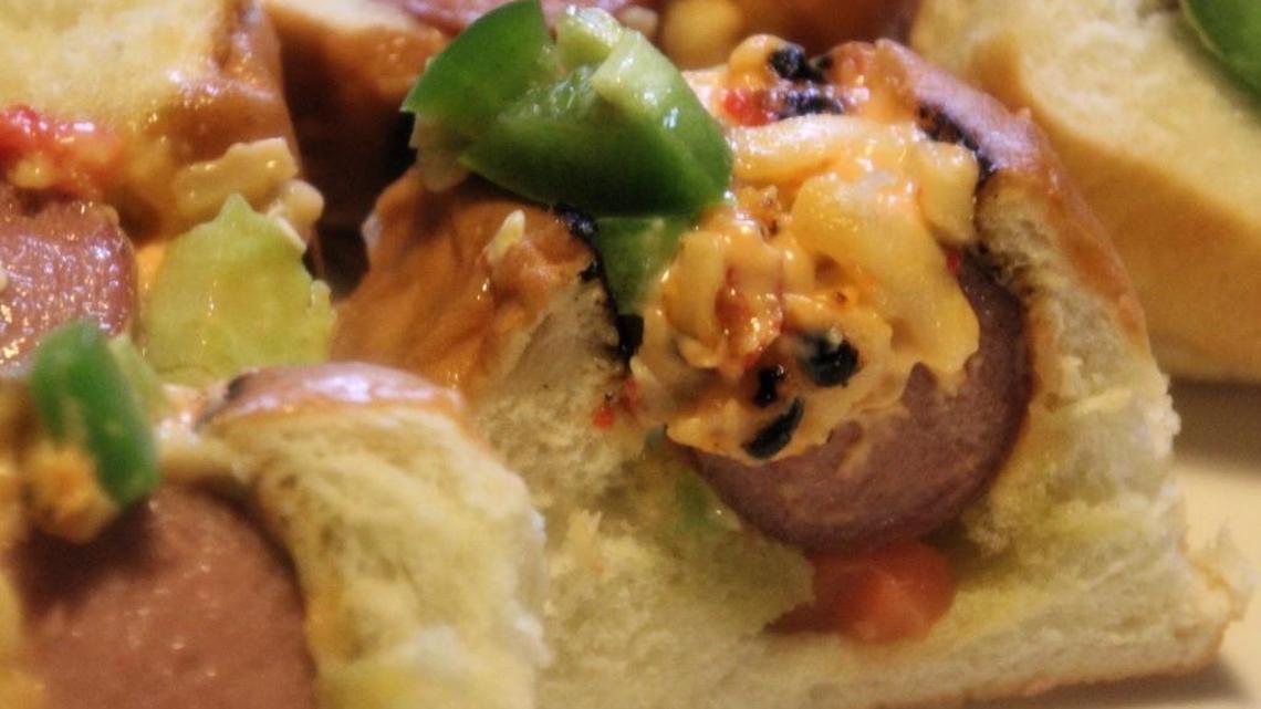 Try pimento and cheese on a hot dog