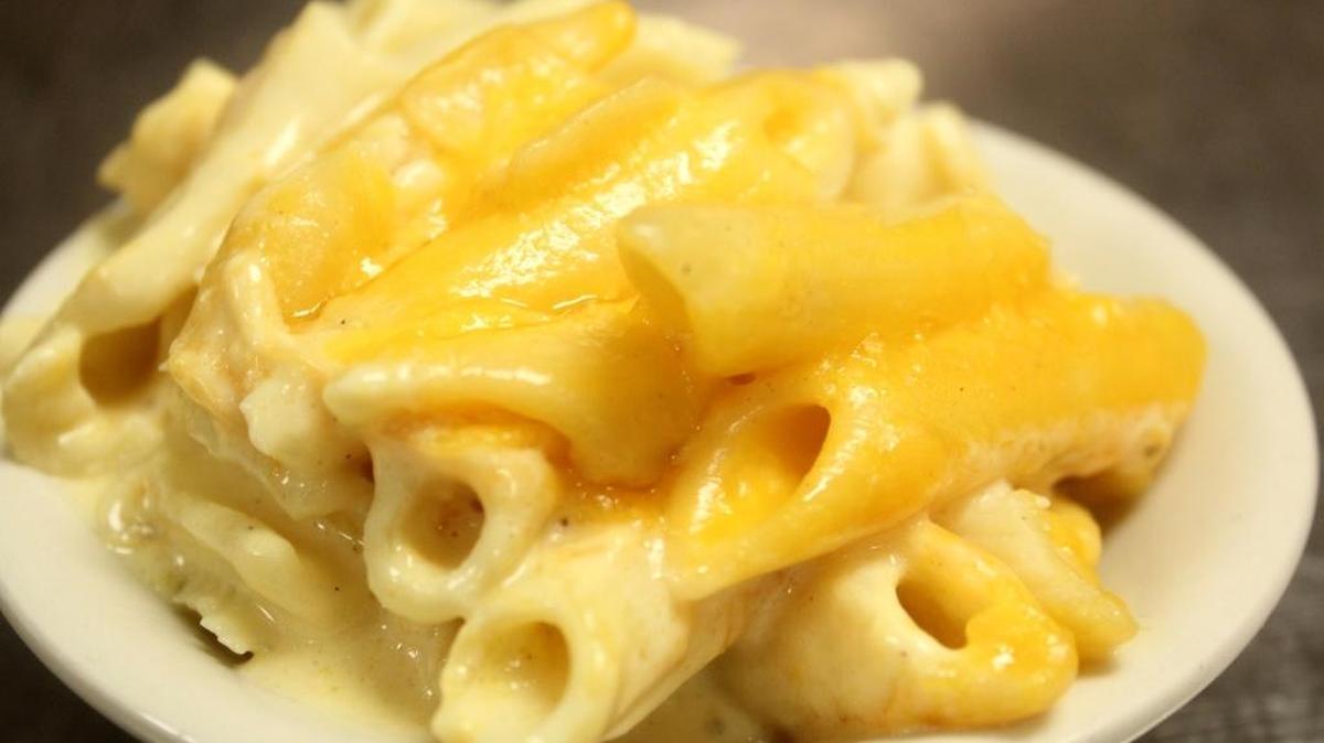 Macaroni and cheese is a standard in the American diner.