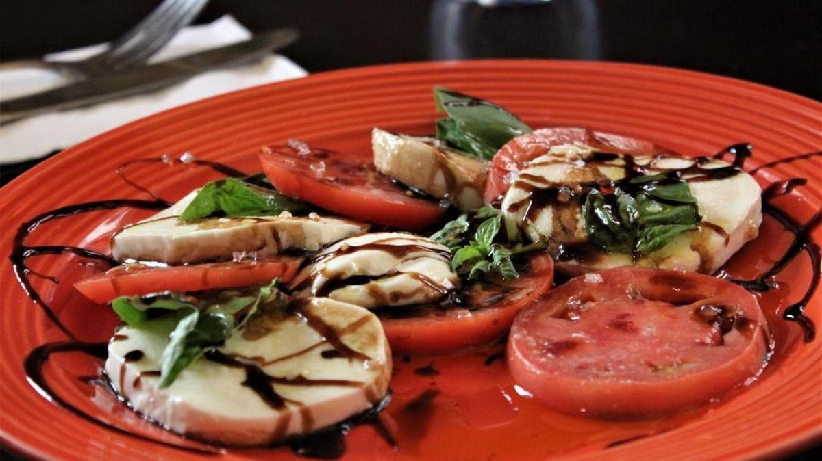 A Caprese salad is easy and attractive for the summer time.