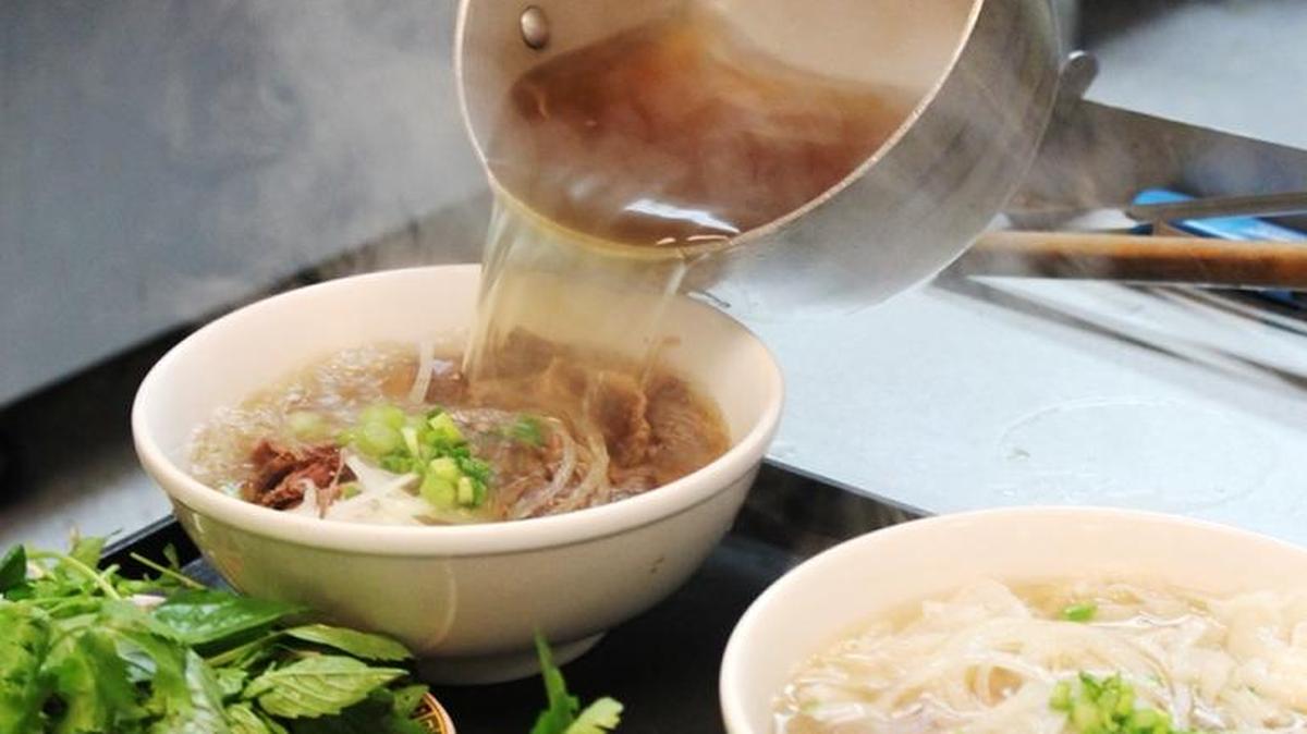 A simple chicken soup makes for a light and easy summertime meal.