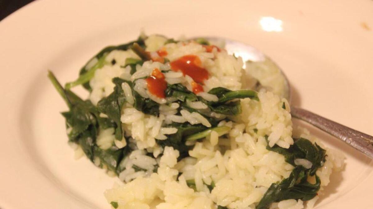 You just might be surprised what a rice cooker can do with leftover chicken and greens.