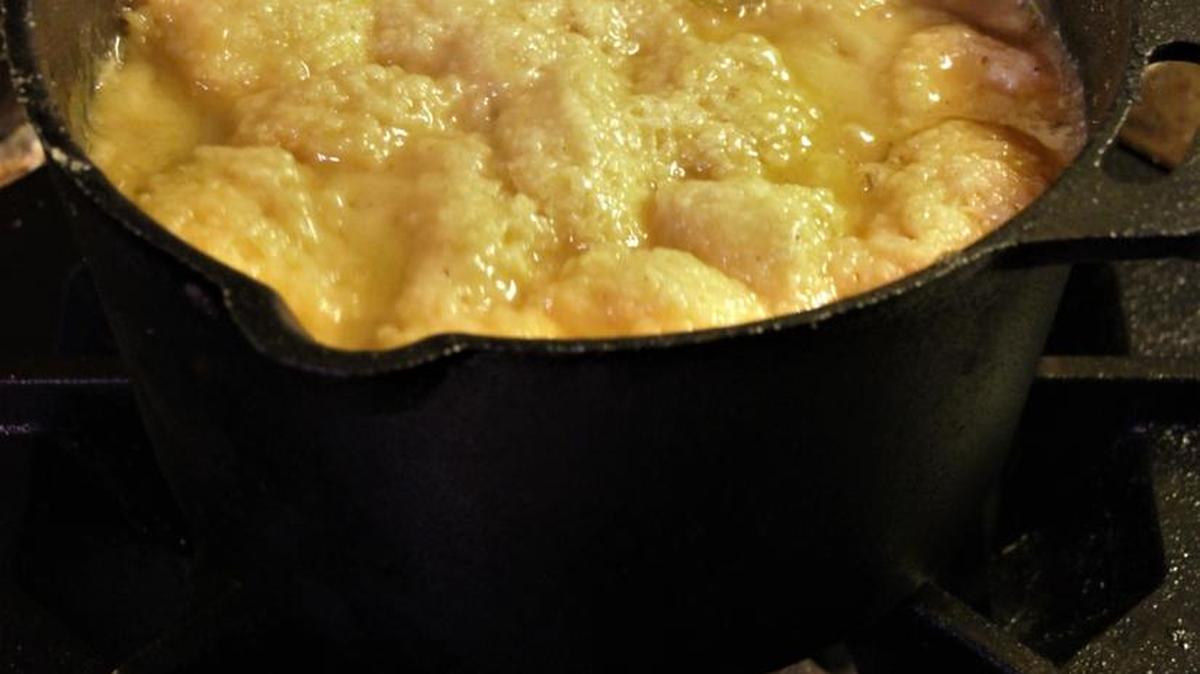 Chicken and dumplings is about as down-home as can be.
