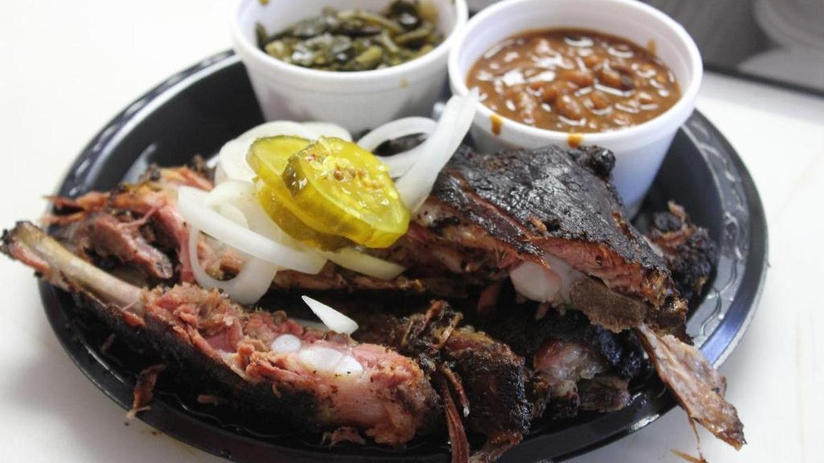 Ribs are great, especially with a couple of choice side dishes.