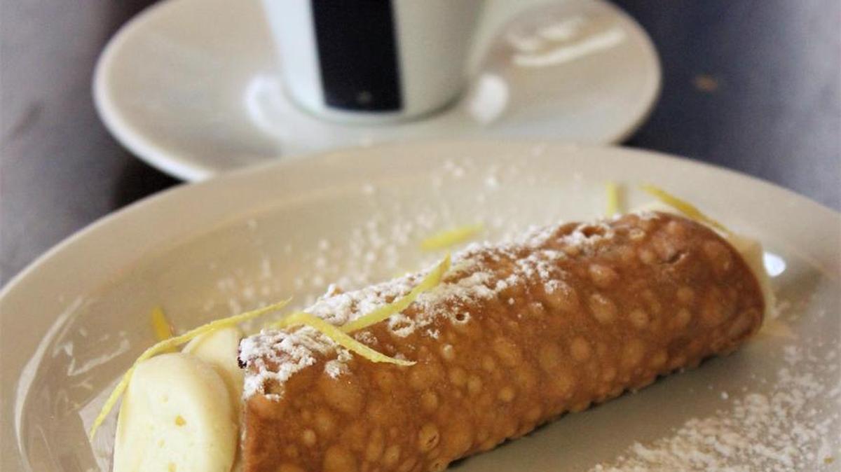 A cannoli and espresso from Cannella in Bay St Louis is stunningly good.