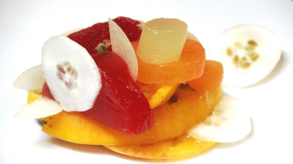 Color is an important part of beautiful plating.