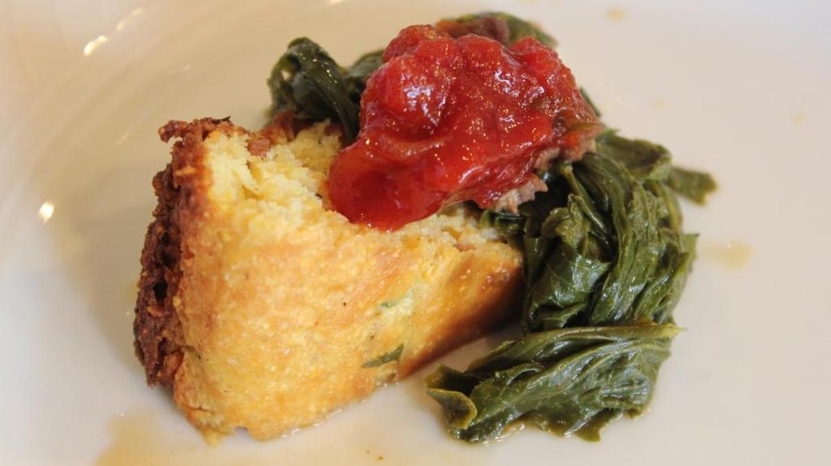 Nothing is as simple and delicious as cornbread and greens.