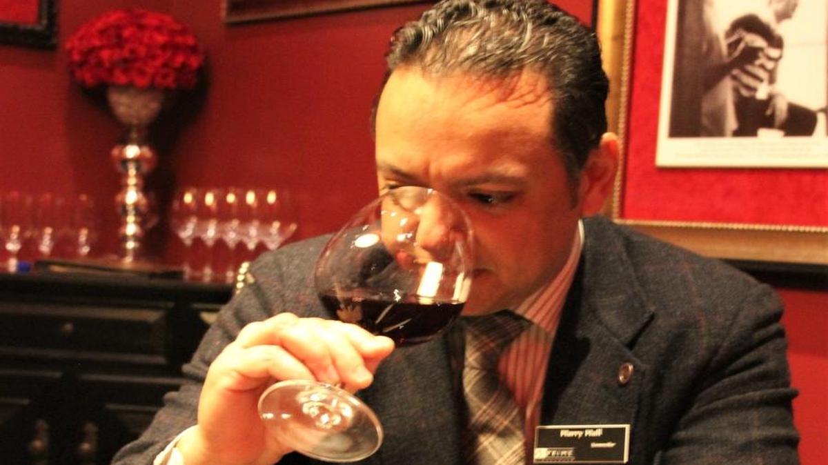 Harry Hall is the sommelier at the Beau Rivage Resort and Casino, and you’ll never receive finer service from anyone.