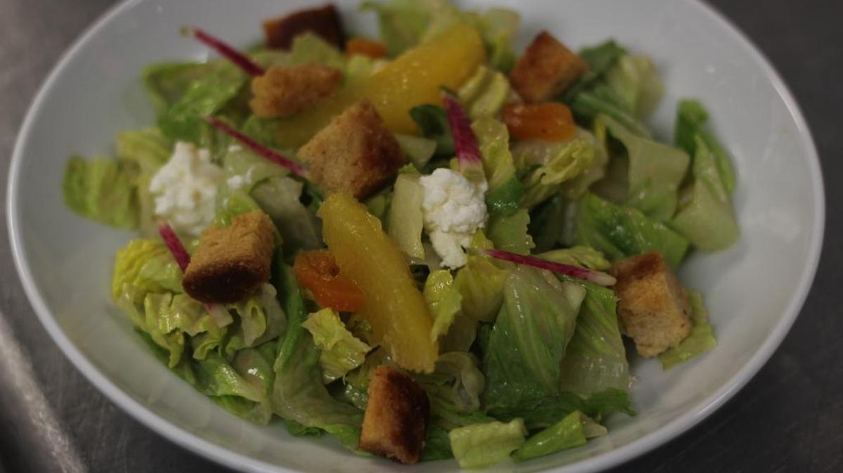 Grapefruit is the surprising ingredient of this simple salad.