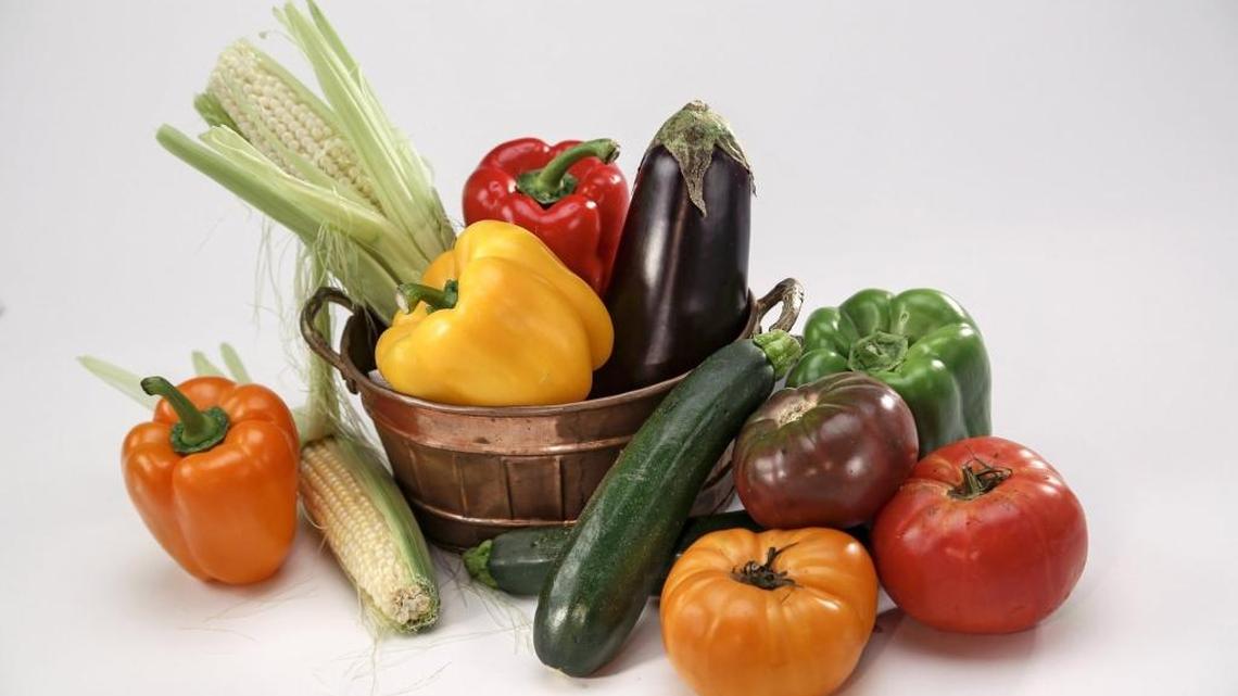 Fresh veggies spring forth onto dinner tables
