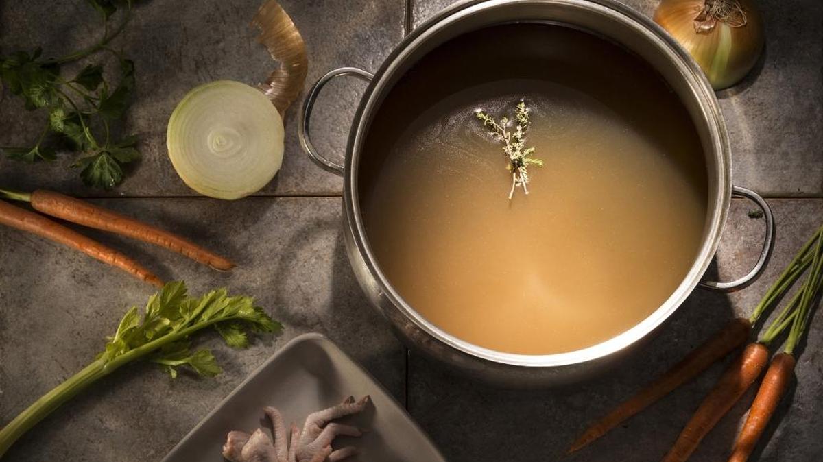 Chicken stock.