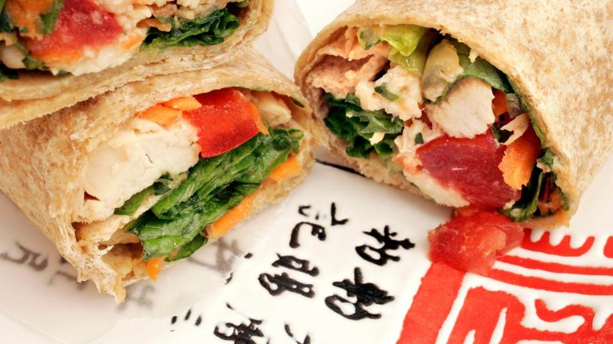 Salad Wraps are convenient to make.