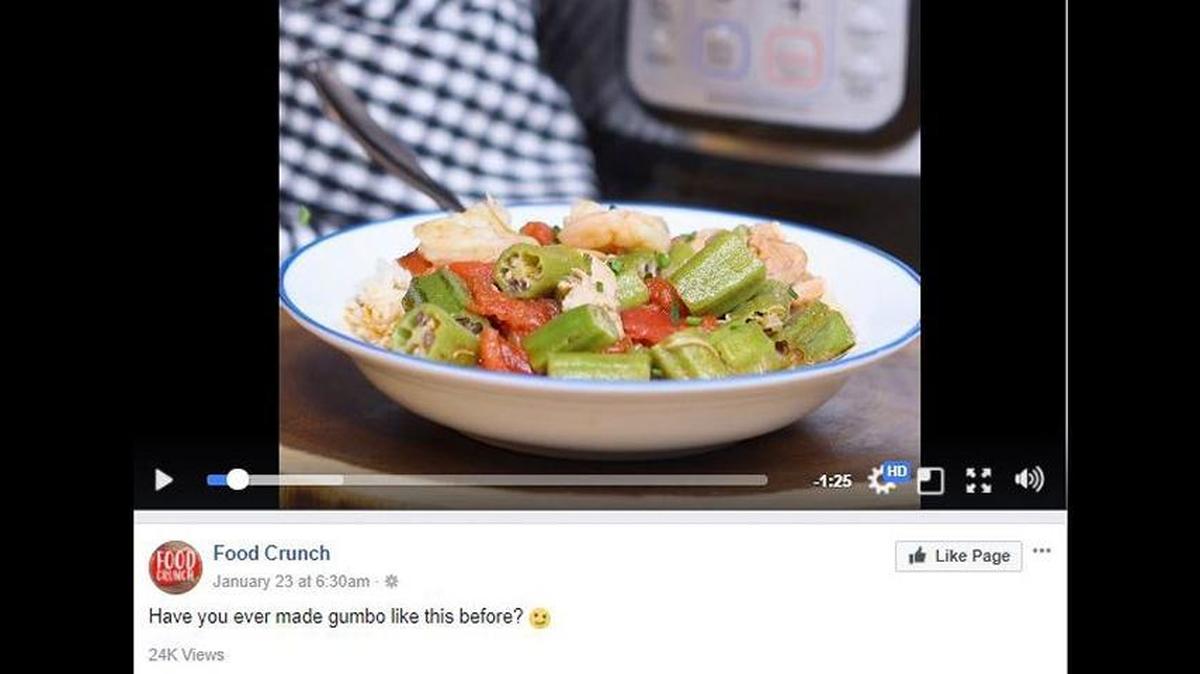 This gumbo recipe shared on Food Crunch's Facebook page is causing quite a controversy.