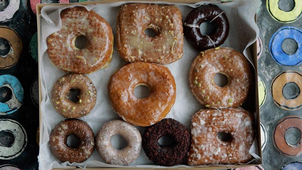 Pastries from New York’s Doughnut Plant are shown. BuzzFeed and Yelp named The Tatonut Donut Shop as the best place to get a doughnut in Mississippi.