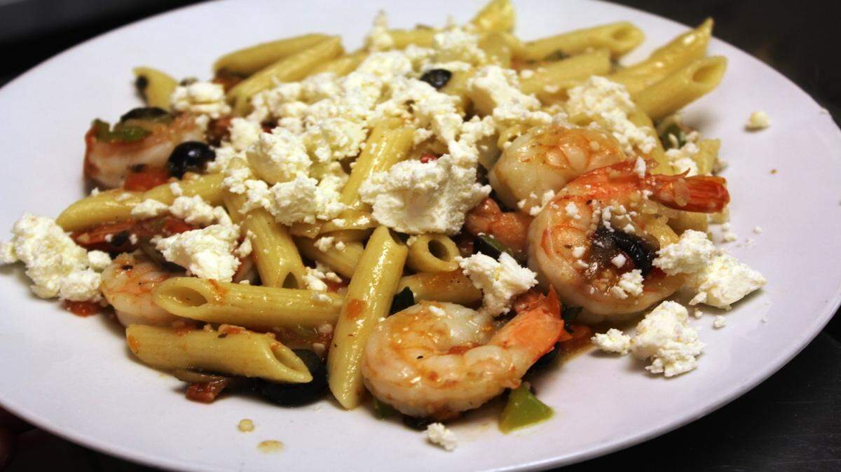 Shrimp boat spaghetti.