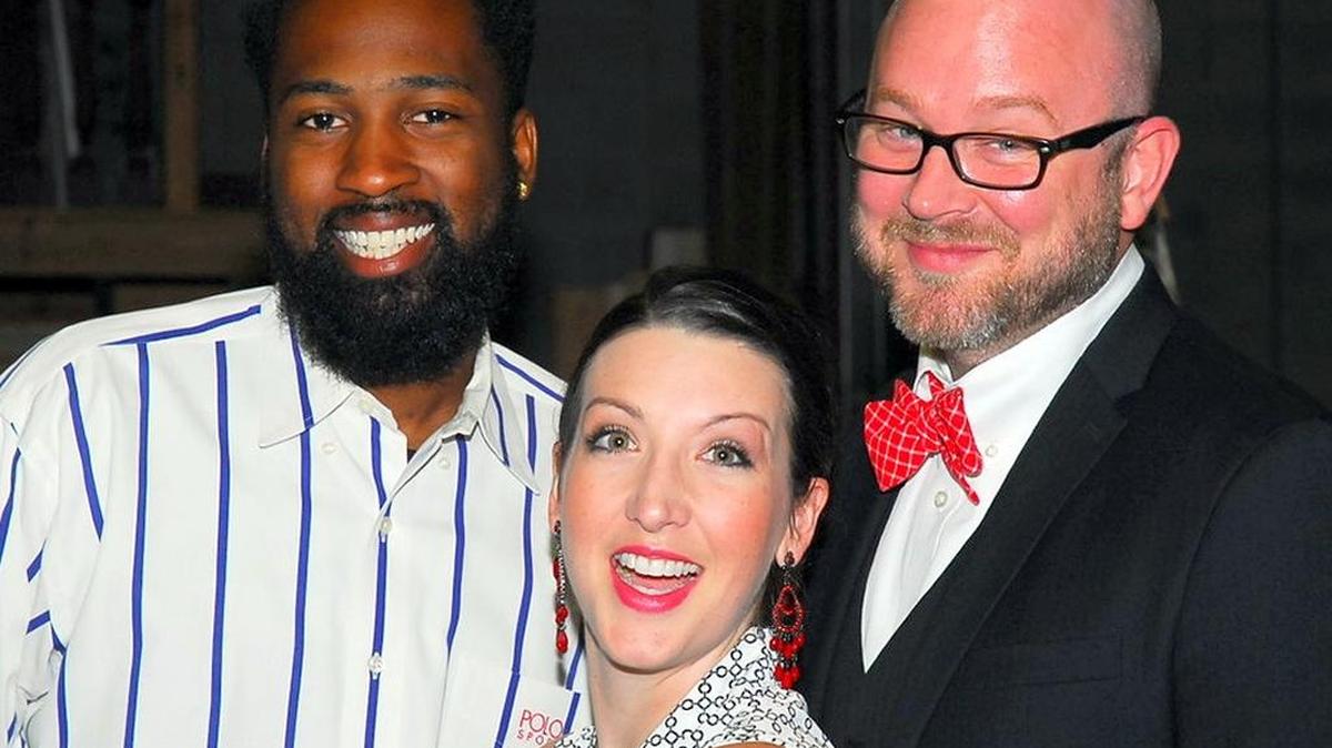 LUV cast members, Daniel A. Brown, Chet Landry and Maureen Smith