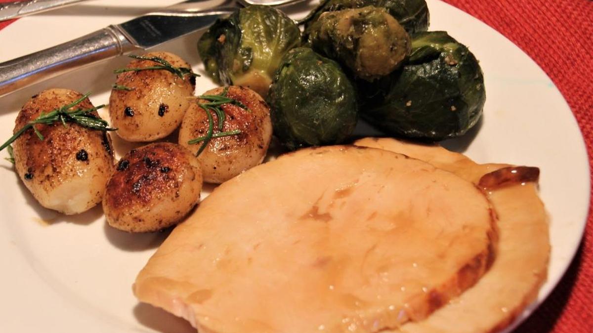 This Christmas supper can be found at the grocery deli.