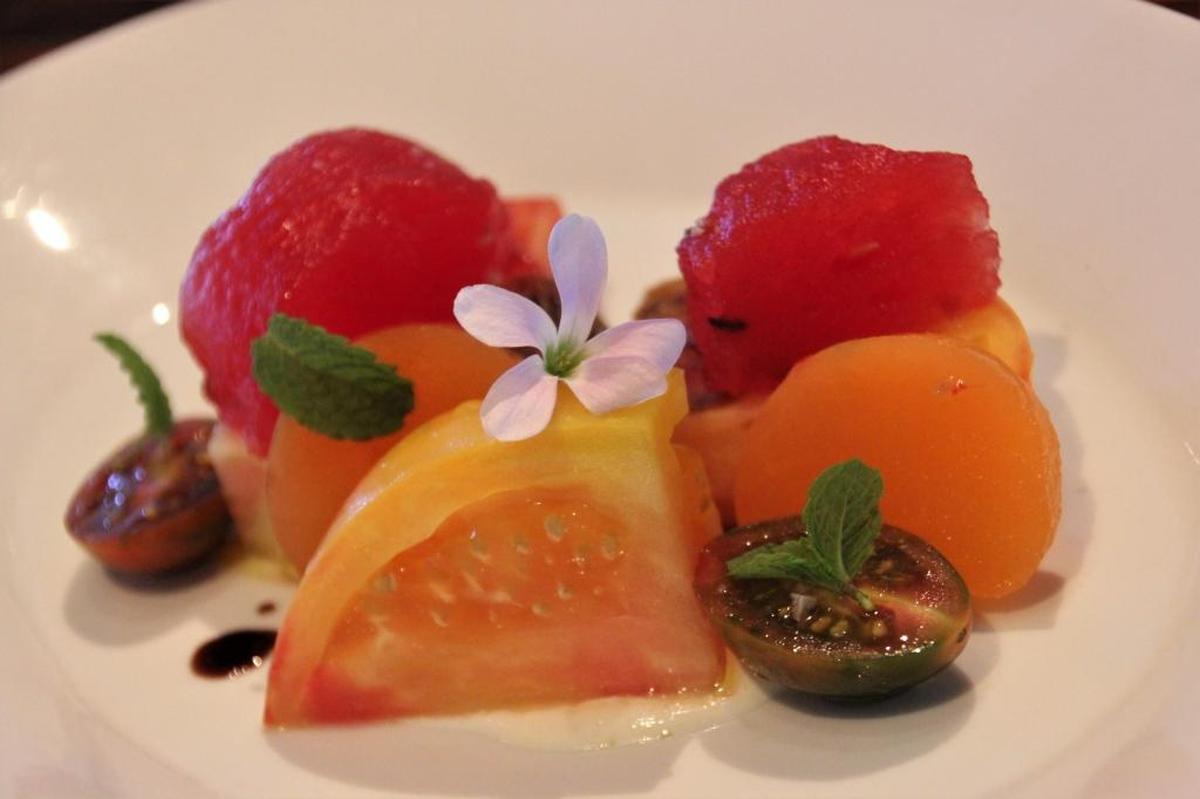 Coast restaurants often feature farm-to-table dishes like this heirloom tomato salad from Vestige in Ocean Springs. A new website will make it easier for consumers to buy meat and produce direct from farmers.