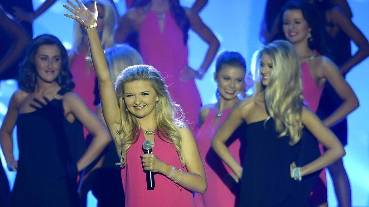 Miss Jones County Allison Judge is introduced on Wednesday, June 22, 2016, the first of three nights of preliminary competition in the Miss Mississippi Pageant at the Vicksburg Convention Center in Vicksburg.