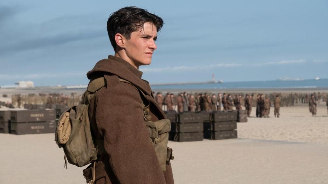 Fionn Whitehead in ‘Dunkirk.’