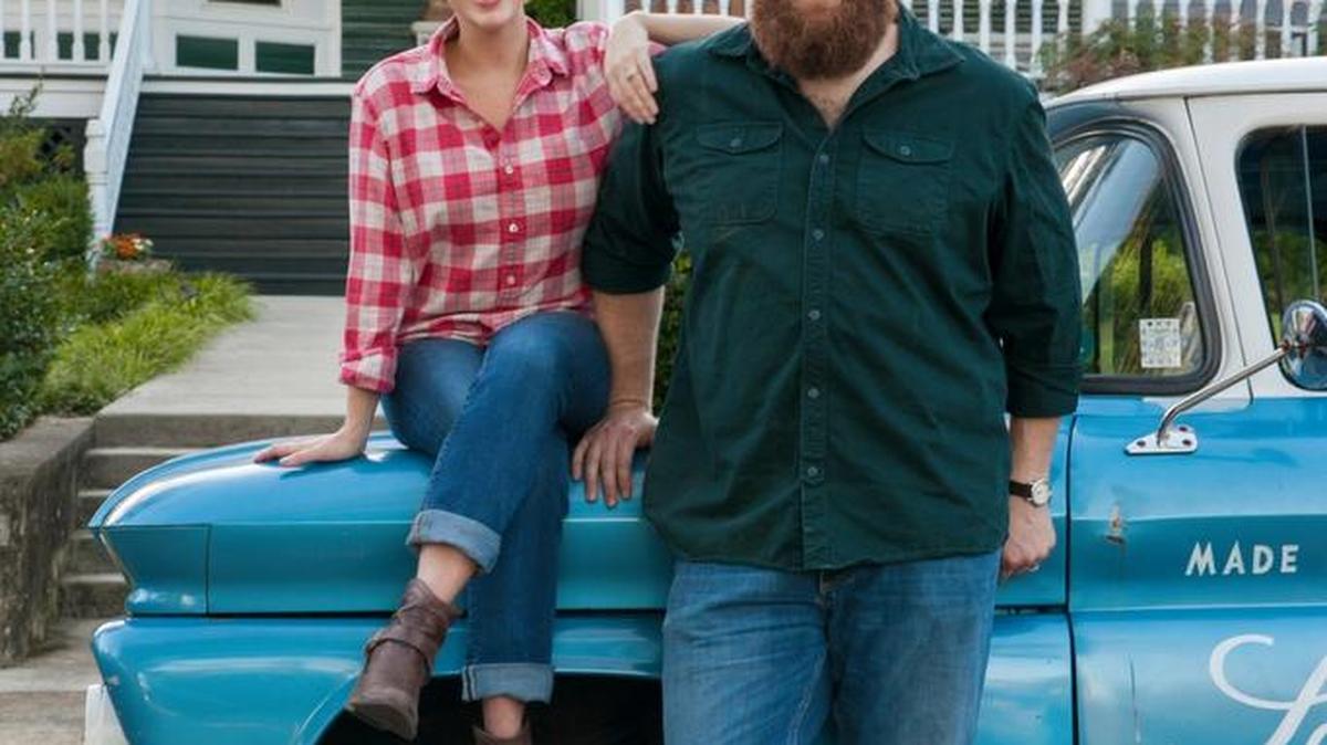 Erin and Ben Napier of Laurel star in the HGTV series ‘Home Town,’ which premieres March 21.