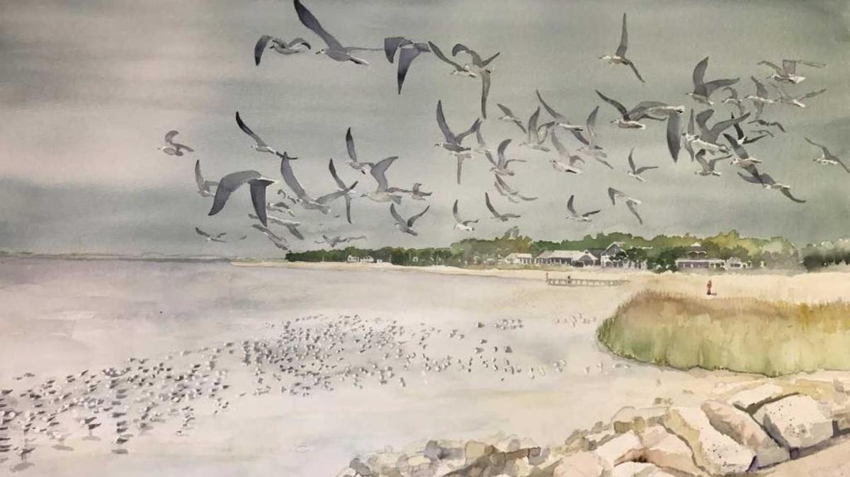 ‘It’s Not About the Birds’ by Herb Willey is on display at the MGCCC Jefferson Davis Fine Arts Gallery.