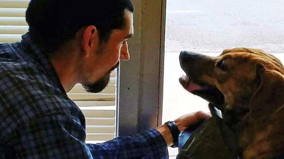 Kery Pafford was re-united with his dog Max after several months apart. Pafford was hospitalized for a prolonged time and his dog was passed from friend to friend and then sort of disappeared.