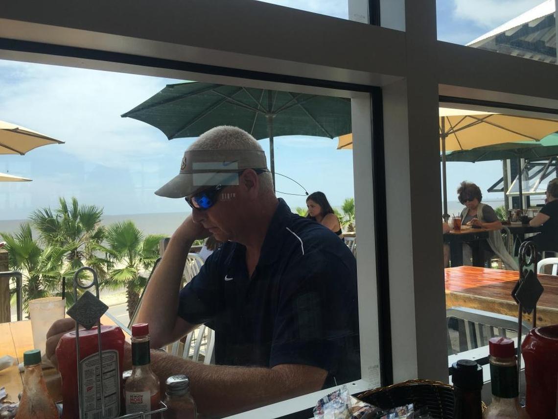 Whether you dine inside or outside at Felix’s Restaurant and Oyster Bar Gulfport, you get a view of the beach and the Mississippi Sound.