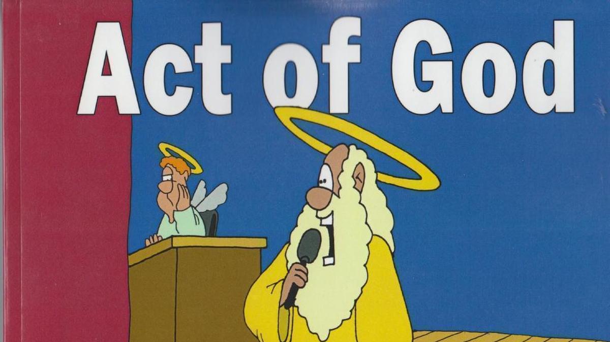 ‘Act of God’ is Tim Lockley’s seventh published collection of Ods Bodkins cartoons.