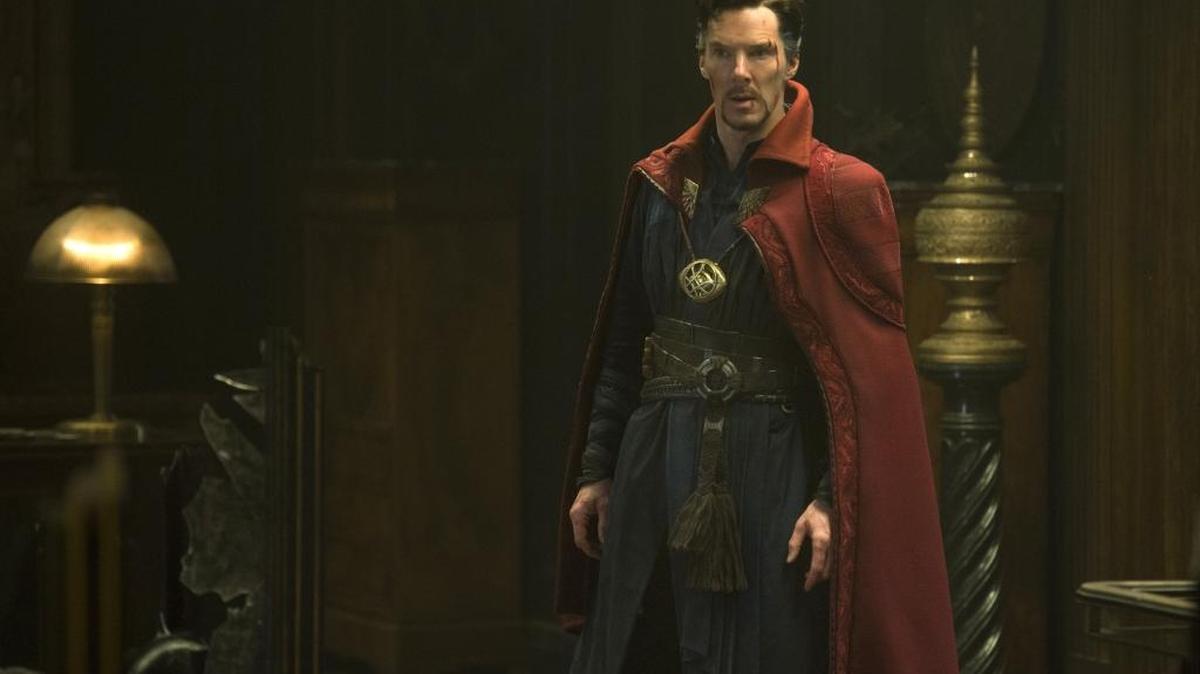 Benedict Cumberbatch in a scene from Marvel’s ‘Doctor Strange.’