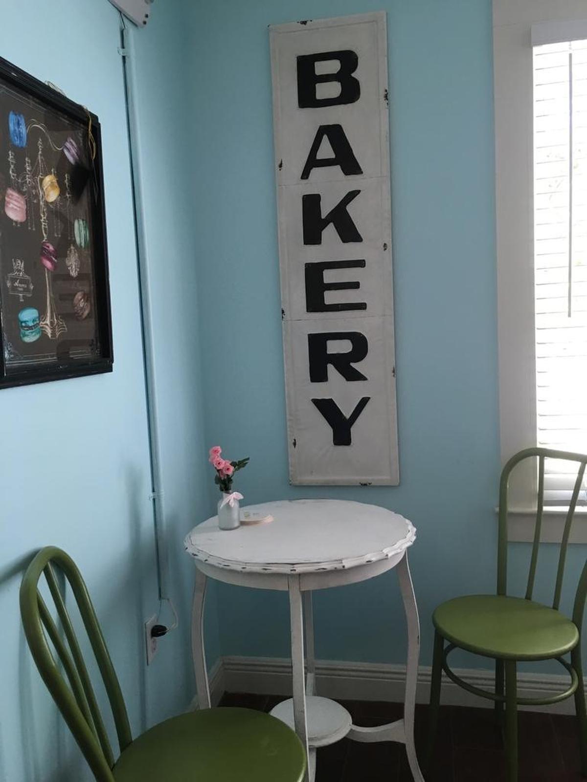 Dolce Bakeshop in Long Beach offers a separate room where customers can relax and enjoy their treats.