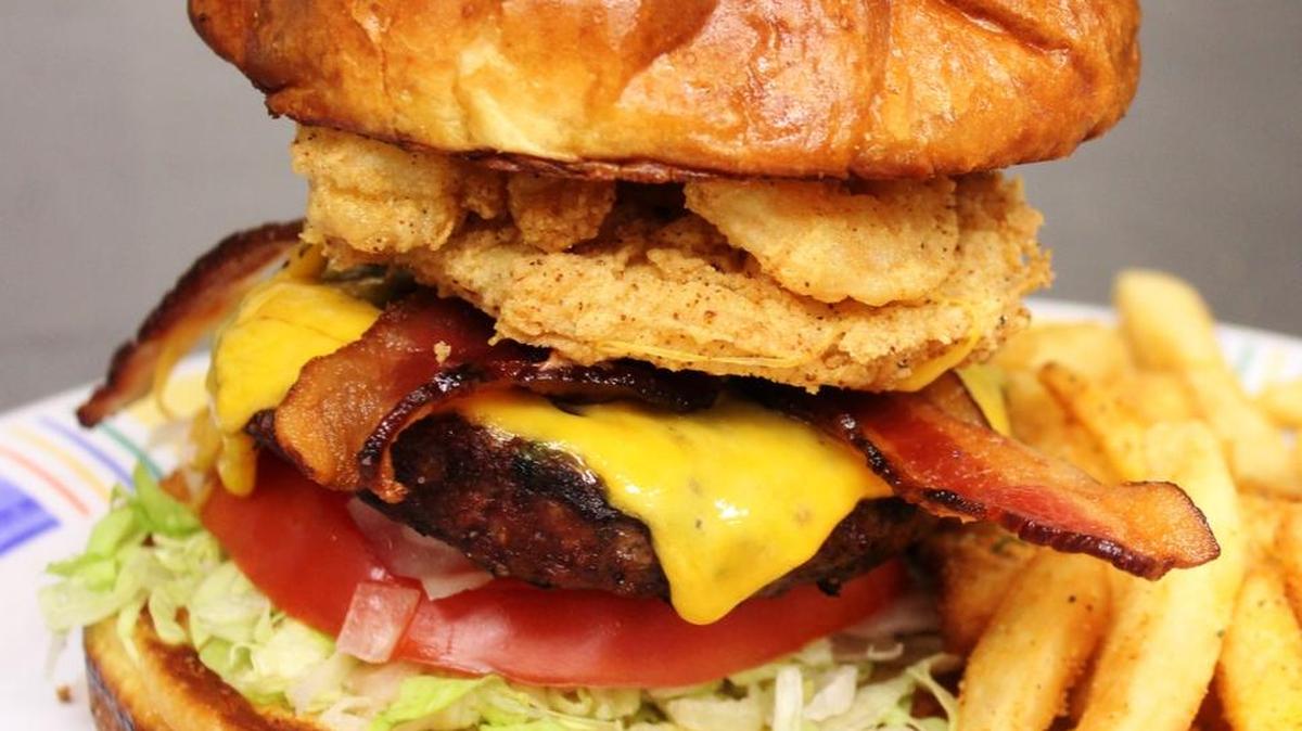 Try topping your burger with fried pickles.
