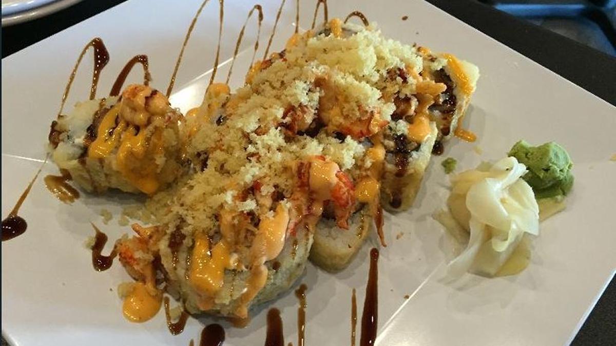 The Elvis Roll is a popular item at Rock-N-Roll Sushi in D’Iberville