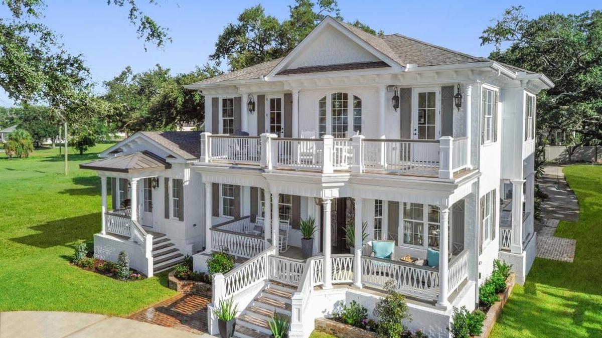 The exterior of The Camille, which was built by Elliott Homes and has taken state and national awards.